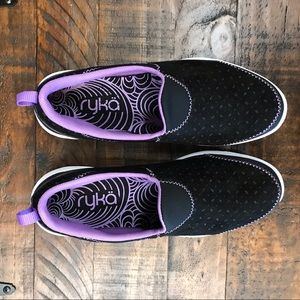 Ryka slip-on black shoes, size 9.5